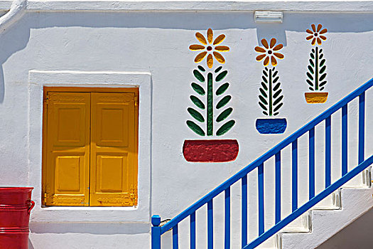 酒店,靠近,米克诺斯岛,基克拉迪群岛,希腊