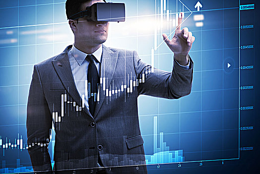 商务人士,虚拟现实,商贸,股票市场