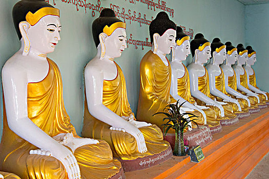 佛教,雕塑,塔,传说,山,曼德勒,缅甸,大幅,尺寸
