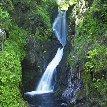 瀑布,安特里姆郡,北爱尔兰