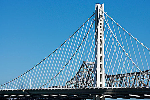 东方,奥克兰湾大桥,旧金山,金银岛,加利福尼亚,美国
