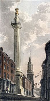 纪念建筑,伦敦,1812年,艺术家