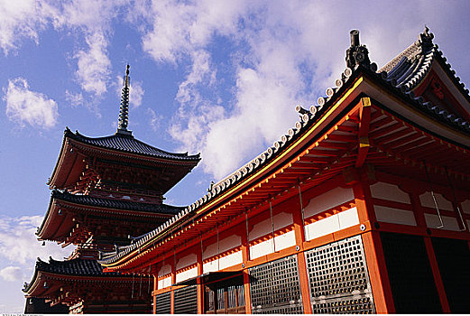 清水寺,京都,西部,本州,日本