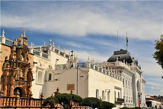 政府建筑,首都,苏克雷,玻利维亚
