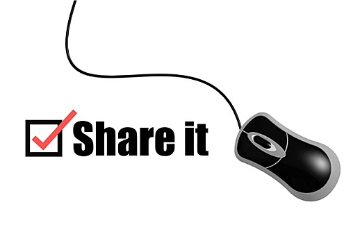 分享,信息技术,鼠标