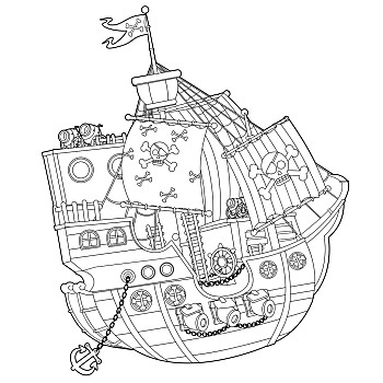 加勒比海盗船图片