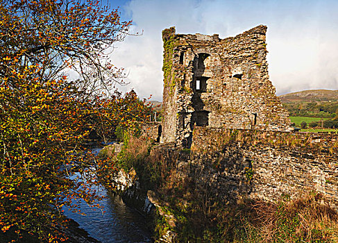 城堡,靠近,氏族,家,科克郡,爱尔兰