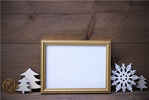 画框,白色,圣诞装饰,留白