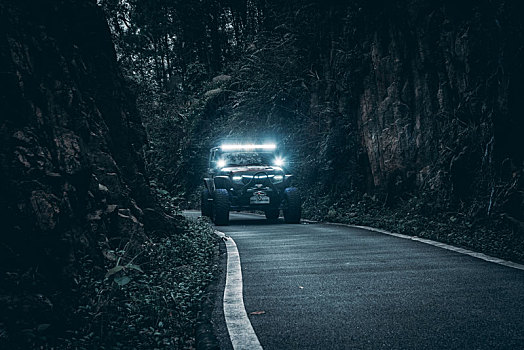 车,山谷,越野,牧马人,jeep,车灯,汽配