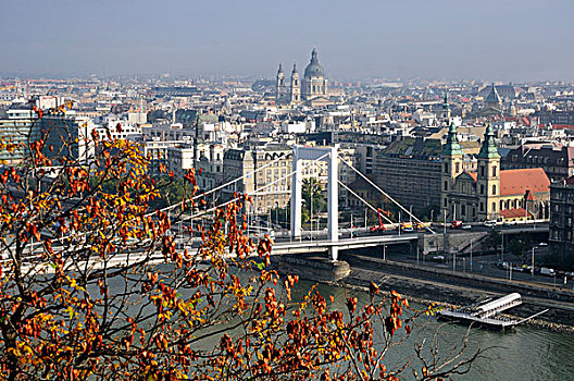 桥,布达佩斯,匈牙利,欧洲