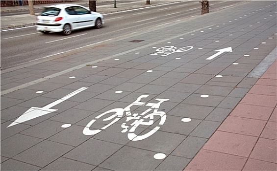 安全,骑自行车,环境