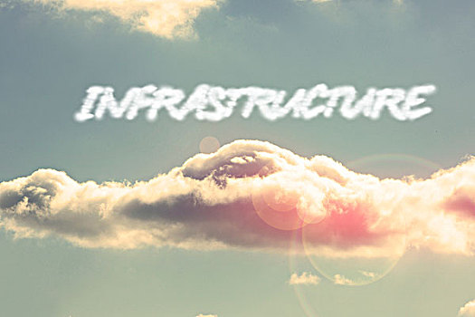 基础设施,鲜明,蓝天,云