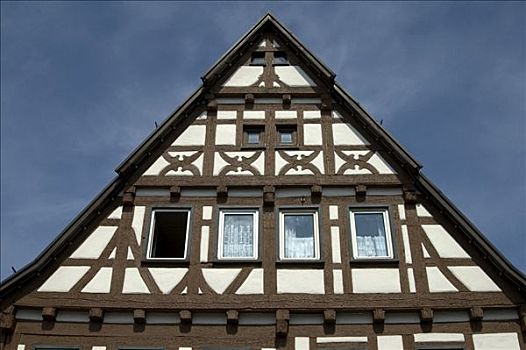 木制,房子,德国