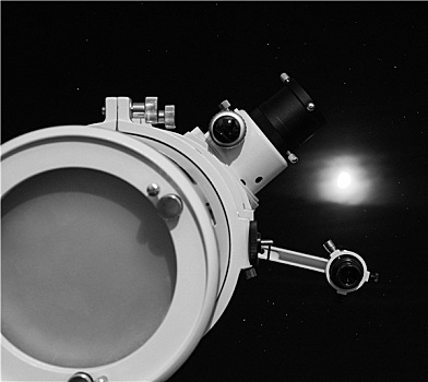 黑白,天文,望远镜