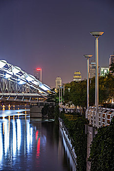 天津海河夜景