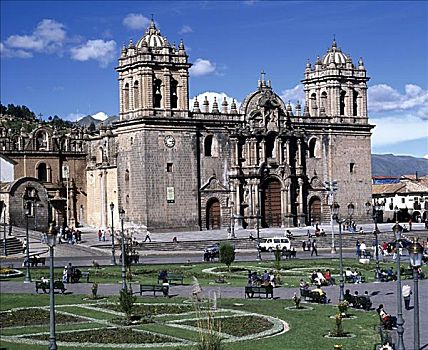 大教堂,阿玛斯,库斯科市,秘鲁