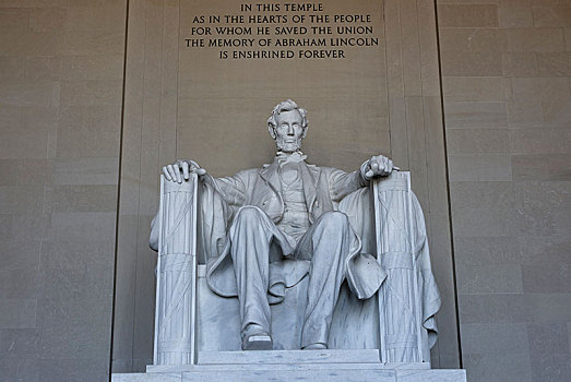 林肯纪念堂,国家广场,华盛顿,华盛顿特区,美国,北美