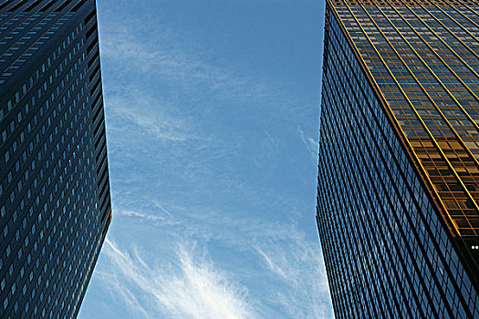 高层建筑,建筑,蓝天,仰视