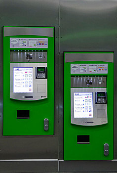 自动售票机,格拉茨,中央车站,法兰克福火车站,施蒂里亚,奥地利,欧洲