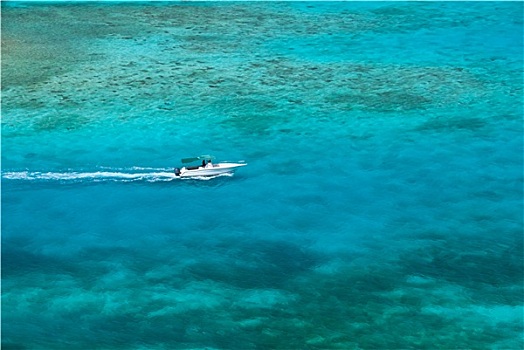 加勒比,青绿色,水