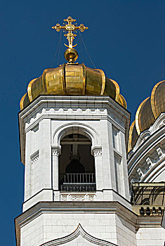 金色,洋葱,圆顶,耶稣,救星,大教堂,莫斯科,俄罗斯