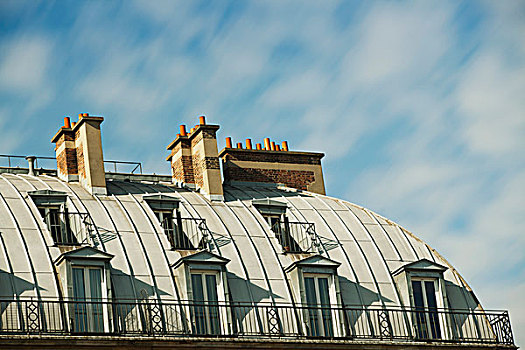 屋顶,烟囱,巴黎,法国