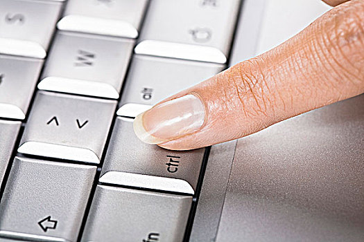 女人,手指,笔记本电脑