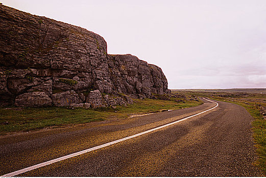 道路,岩石构造,爱尔兰