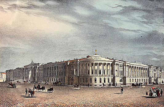 参议院,建筑,圣彼得堡,艺术家