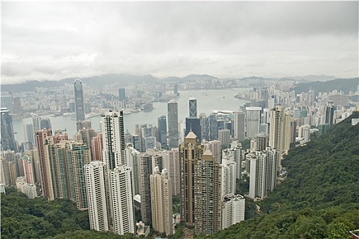 香港,全景,顶峰