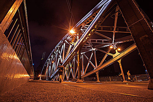 上海浙江路桥夜景