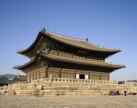 宫殿,首尔,韩国
