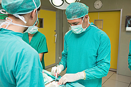男性,外科,手术器具,手术室