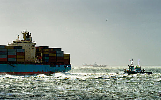 集装箱船,救助,荷兰