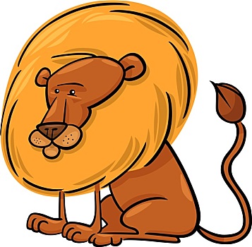 非洲狮,卡通