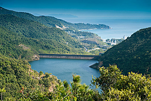 中国广东深圳盐田马峦山自然风光