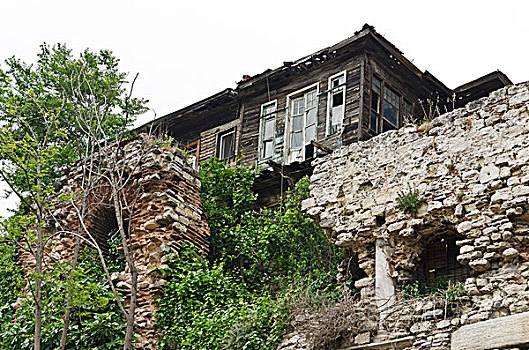土耳其,伊斯坦布尔,老城墙