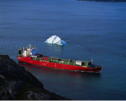 货船,纽芬兰,拉布拉多犬,加拿大