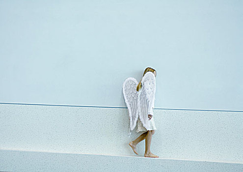 女孩,穿,天使之翼