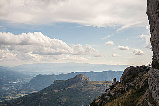 序列,跋涉,山,区域,多云天气,法国