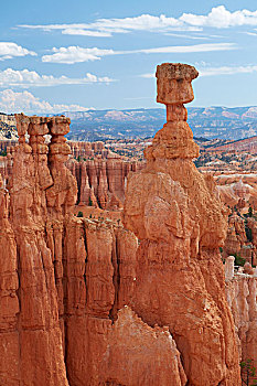 怪岩柱,峡谷,锡安国家公园,犹他,美国