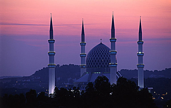 马来西亚,沙阿,苏丹,清真寺