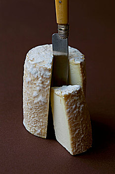 山羊奶酪,奶酪,切片