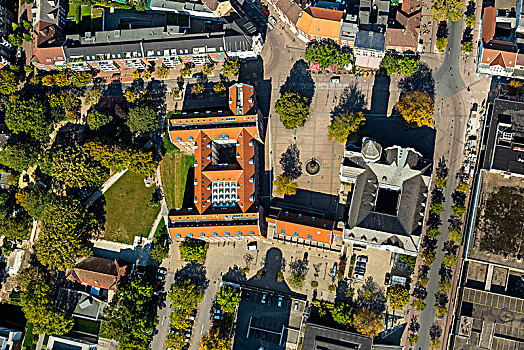 老市政厅,新市政厅,城市,管理,鲁尔区,北莱茵威斯特伐利亚,德国