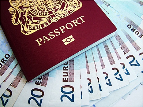 英国,护照,欧元