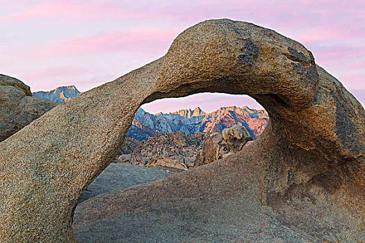 美国,加利福尼亚,阿拉巴马山丘,风景,框架,拱形,画廊