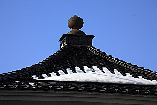 残雪,屋顶