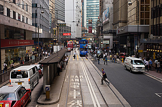 道路,市中心,香港,亚洲