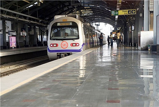 印度,现代,地铁站