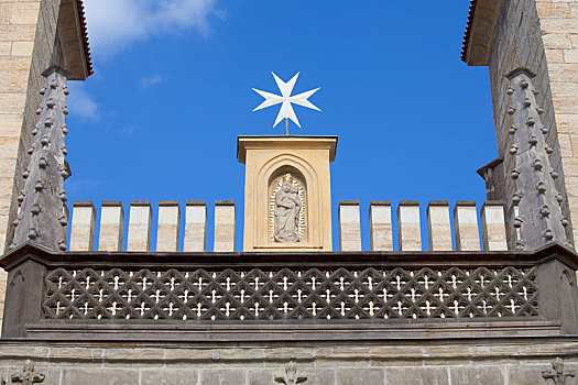 教堂,圣母玛利亚,链子,布拉格,捷克共和国